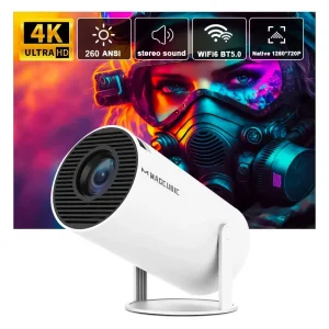 Magcubic-proyector 4K Wifi6 para cine en casa