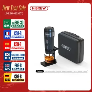 HiBREW-cafetera portátil para coche y hogar