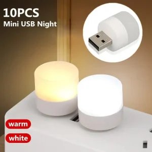 Mini luz nocturna USB para lectura de libros
