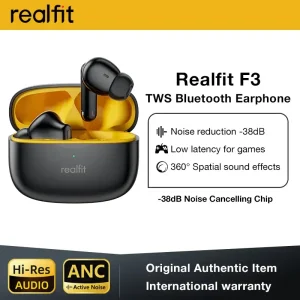 Realfit F3 ANC cancelación activa de ruido auriculares