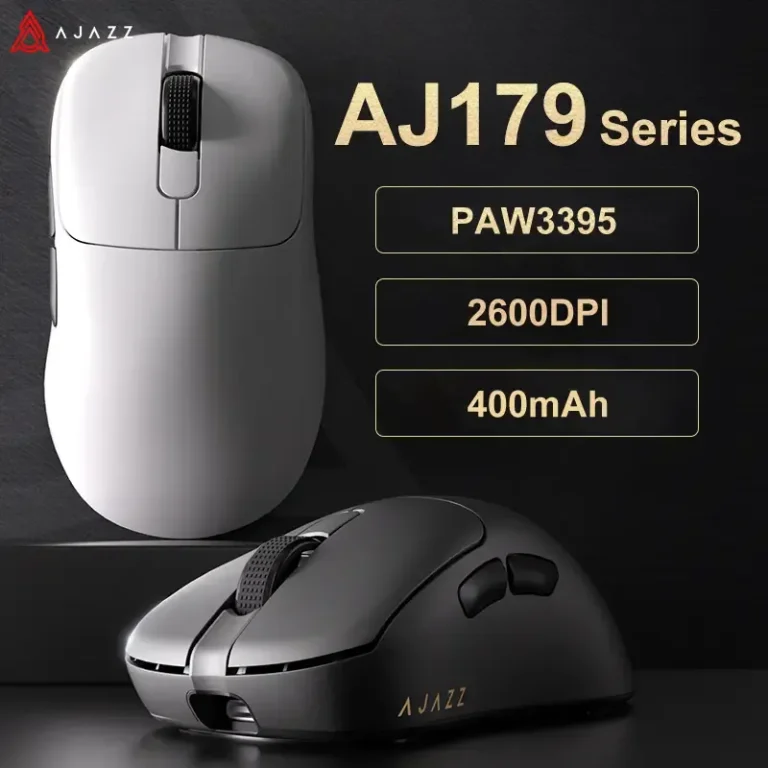 AJAZZ AJ179 PRO PAW3395 ratón inalámbrico ligero con cable