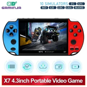 GAMINJA X7 consola de juegos portátil
