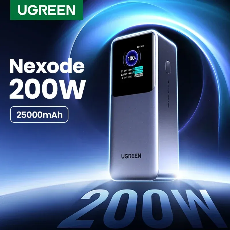 UGREEN Nexode 200W 25000mAh banco de energía portátil