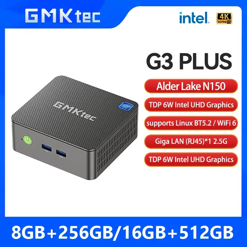 GMKtec Mini Pc GMK G3 PLUS NUCBOX