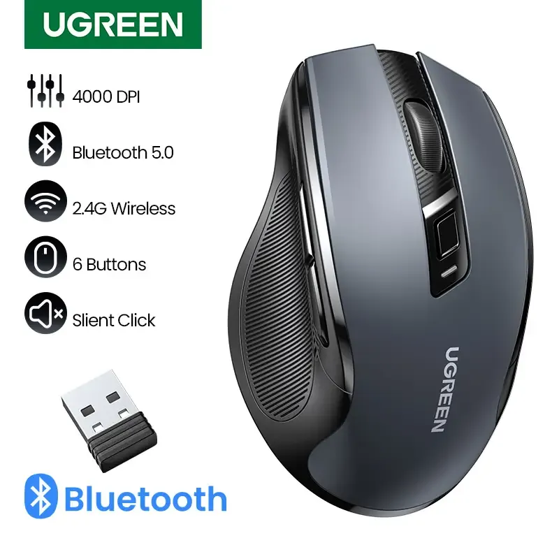 UGREEN Ratón inalámbrico MU006