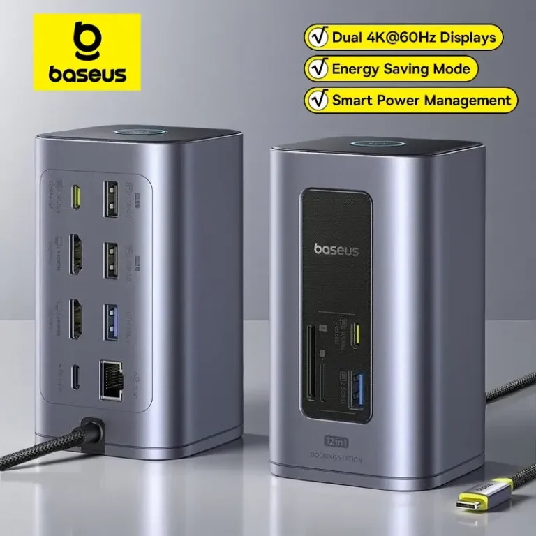Baseus-HUB USB C 12 en 1