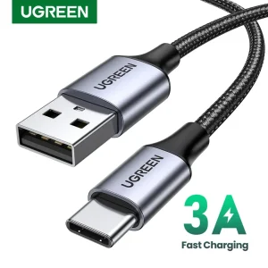 UGREEN-Cable USB tipo C de carga rápida para móvil